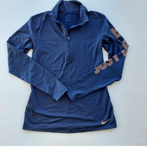 Blue Dri fit just do it Nike sweater